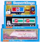 MATCHBOX SUPERKINGS: A collection of 3x vintage Matchbox diecast model SuperKings,