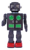 JAPANESE ROBOT: A fabulous likely 1960's tinplate battery operated toy robot likely Horikawa