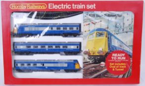 HORNBY: An original vintage Hornby 00 gauge railway trainset R538 Blue Pullman boxed set.