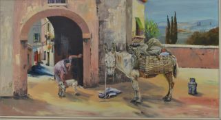 A Caddick Courtyard In Spain