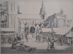 Not by bread alone lithograph print