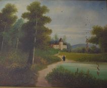 J Palmer Oil On Board