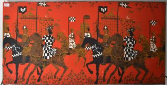 Large painting on board