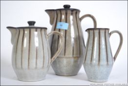 A retro 20th century Denby stoneware Cof