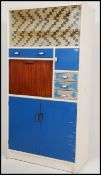 A retro 1950's two tone upright kitchen