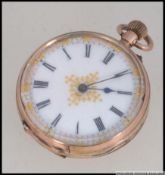 An early 20th century 9ct gold open face