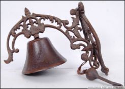 A vintage style cast iron arched bell. 2