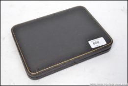 A cased set of 6 silver hallmarked spoon