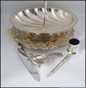 A collection of silver plate to include