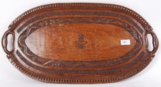 19th CENTURY GURKHA TRAY
