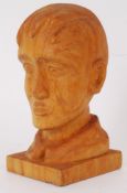 WOODEN CARVING OF A SOLIDER KILLED AT YPRES