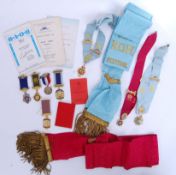 SILVER MASONIC MEDALS