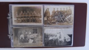WWI POSTCARD ALBUM