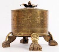 TRENCH ART STYLE TOBACCO JAR: