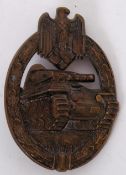 NAZI PANZER TANK BADGE