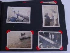 WWII HMS HERMES PHOTO ALBUM