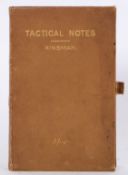 WWI TACTICAL NOTES