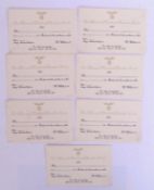 THIRD REICH FUHRER INVITATIONS