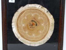 FRAMED SILK EMBROIDERY