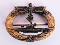 GERMAN U BOAT BADGE: