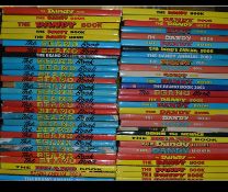 A large collection of of The Beano and The Dandy Annuals dating back to the sixties please see