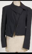 A genuine Vivienne Westwood red label ladies tailored short hip length grey jacket.
