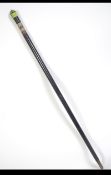 A 20th century sword stick - walking stick of tapering form having blade incised for ' India '