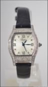 A ladies Affinity Sterling Silver & Diamond watch ,