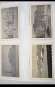 REAL PHOTO postcards. Collection of over 220 British black & white RPPCs. All small size.