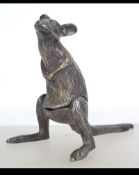 An Edwardian Nestor cast iron nut cracker in the form of a kangaroo,