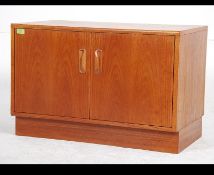 A vintage mid century G-Plan teak long and low sideboard in the Fresco design comprising of double
