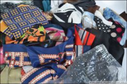 A collection of mid century and later ladies scarves etc to include many examples