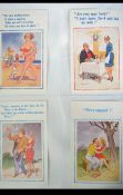 DONALD McGILL Collection of x88 (Two fat ladies) Saucy Seaside comic postcards by this iconic &