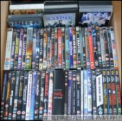 A large collection of various DVD's including Horror, Harry Potter box set,