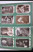Postcard Album; An Edwardian postcard album, filled with Edwardian and later postcards, all actors,