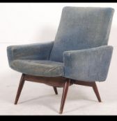 A stunning 20th century 1950's Parker Knoll open framed armchair. Model No PK 497.
