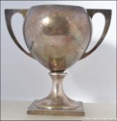 A silver hallmarked trophy for ' Venners Singles Tennis Challenge Cup ' The trophy marked for