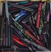 A collection of fountain pens to include many makes,