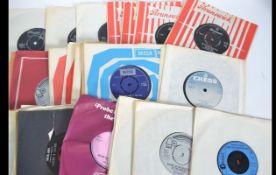 A collection of 45rpm vinyl 7