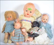 A group of vintage dolls to include a Kader Hong Kong baby,