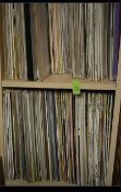 A large collection of vinyl long play / LP records of mainly classical and show tunes