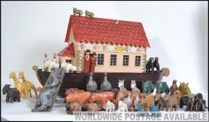 Large handmade wooden ark from a world famous toy shop.