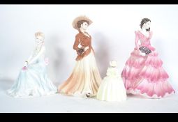 A collection of Coalport figurines to include Gabrielle Ladies of Fashion, Gail Ladies of Fashion,