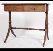 A 20th century antique Regency style mahogany side table / hall table.