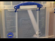 A large collection of vinyl long play / LP records of mainly classical and show tunes