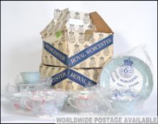 A Royal Worcester tea service in the Serenade pattern to include 6 cups, saucers 6 side plates,