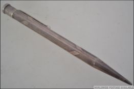 A Yard - O - Lead silver ( marked Sterling Silver )propelling pencil Patent No 422767.