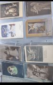 FANTASY Album of postcards, mostly pre WWI, depicting Angels (plus other winged creatures: Cupid,