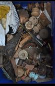 A box to include castors, furniture handles, knobs,