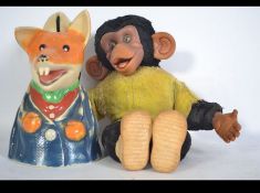 An Ivan Owen & Peter Firmin 1972 money box modelled as Basil Brush, 20.